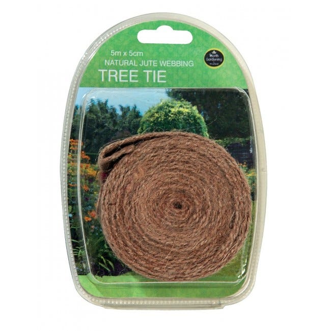 Jute træopbinding 5 M x 5cm - Blomsterverden